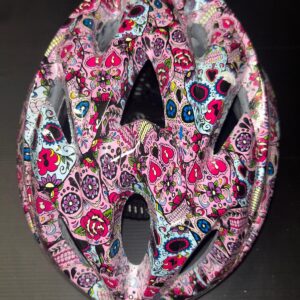 Helmet (Pink Skulls)