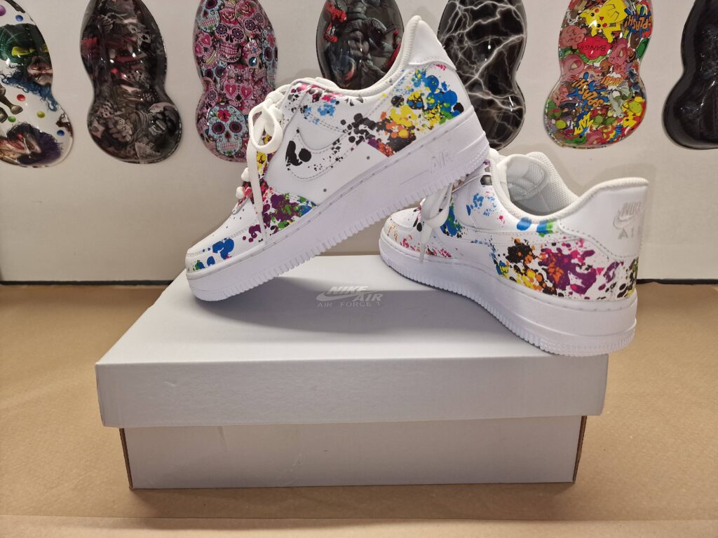 Nike Airforce 1 (Paint Swirl) - Image 5