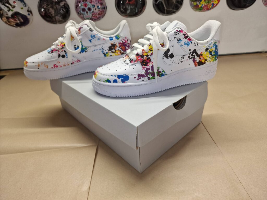 Nike Airforce 1 (Paint Swirl) - Image 4