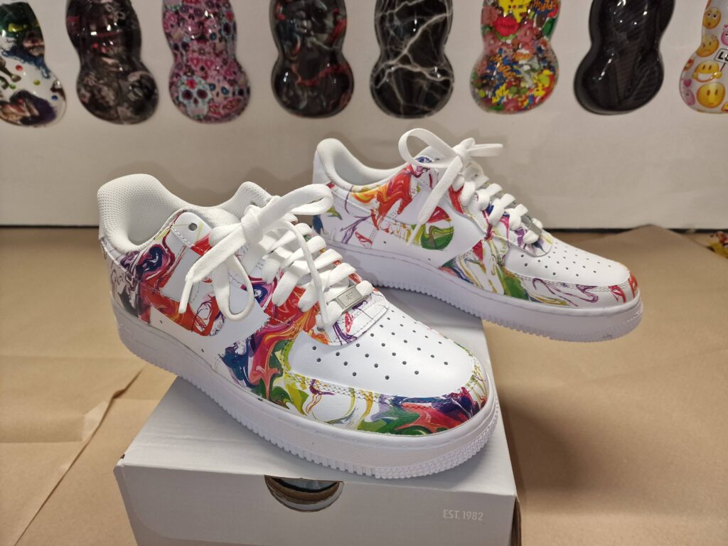 Nike Airforce 1 (Paint Swirl)