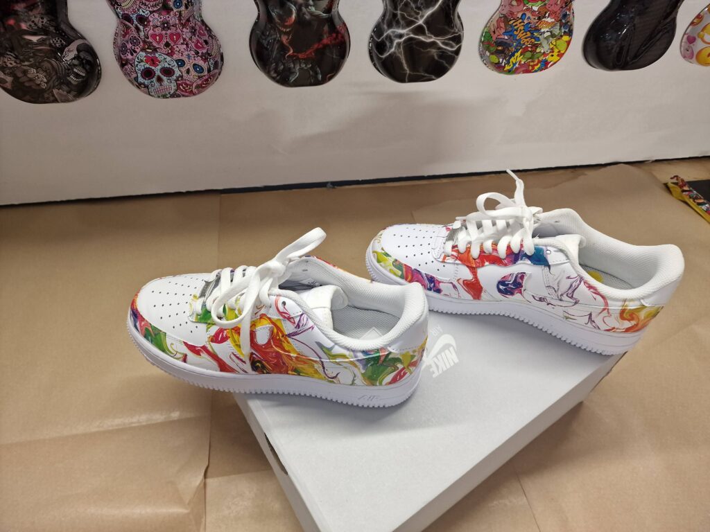 Nike Airforce 1 (Paint Swirl) - Image 3