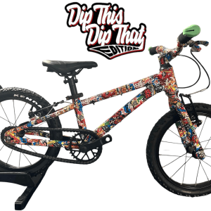 Hydro dipped Orbea Kids bike