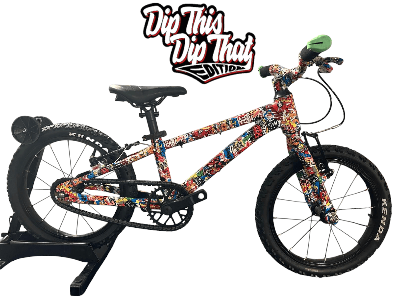 Hydro dipped Orbea Kids bike