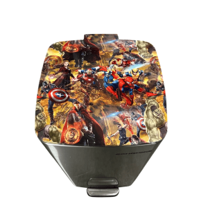 Hydro Dipped Waste Bin