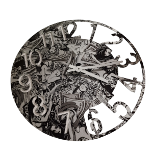 Hydro Dip Wall Clock